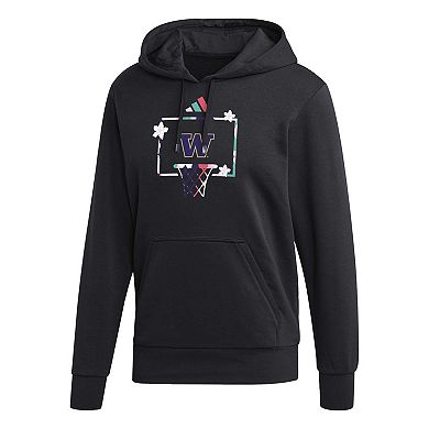 Men's adidas Black Washington Huskies Honoring Black Excellence Pullover Hoodie