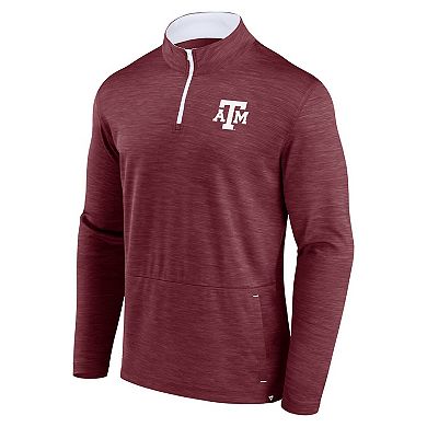 Men's Fanatics Branded Maroon Texas A&M Aggies Classic Homefield Quarter-Zip Top