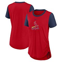 Nike Dri Fit St Louis Cardinals T Shirt Blue Large Baseball Tee Center  Swoosh