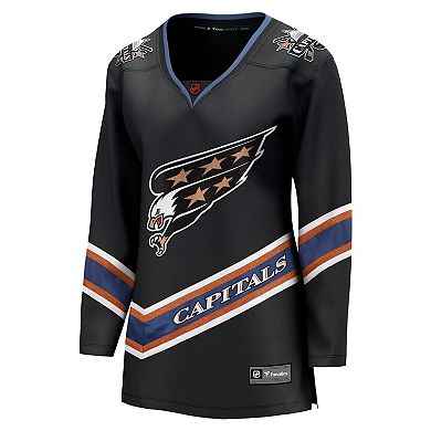 Women's Fanatics Branded Black Washington Capitals Special Edition 2.0 Breakaway Blank Jersey