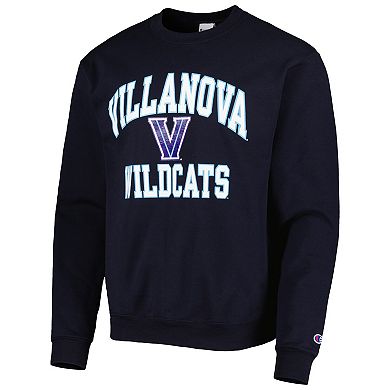 Men's Champion Navy Villanova Wildcats High Motor Pullover Sweatshirt