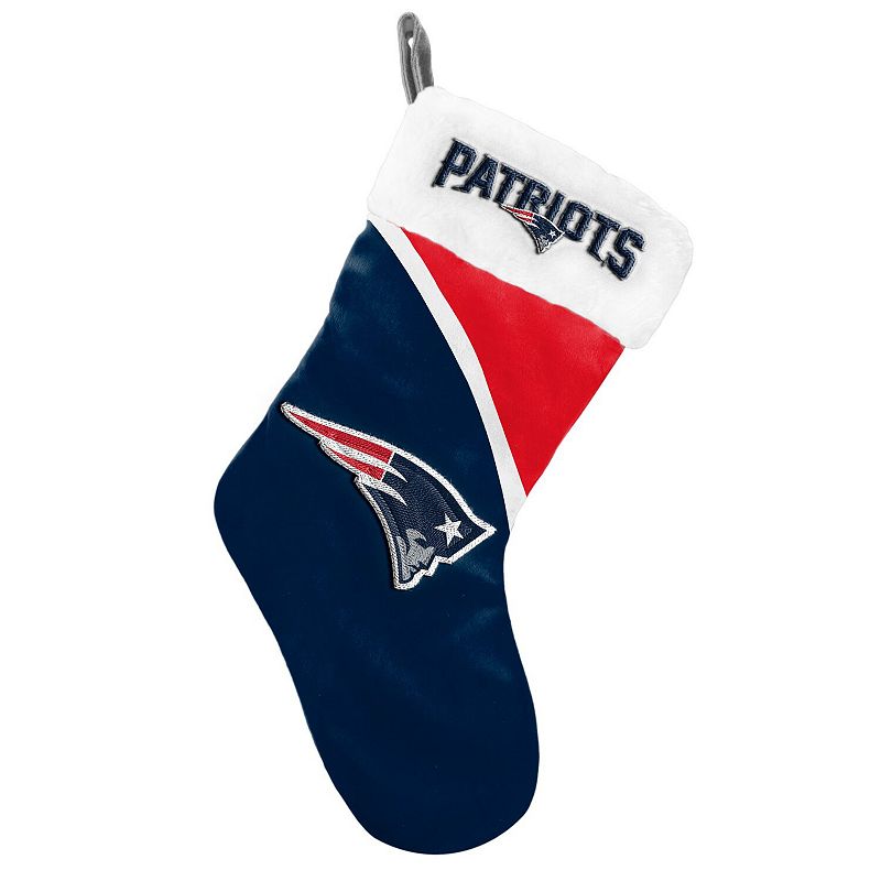 FOCO New England Patriots Team Colorblock Stocking, Multicolor