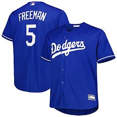 Men's Gray Los Angeles Dodgers Big & Tall Replica Team Jersey 