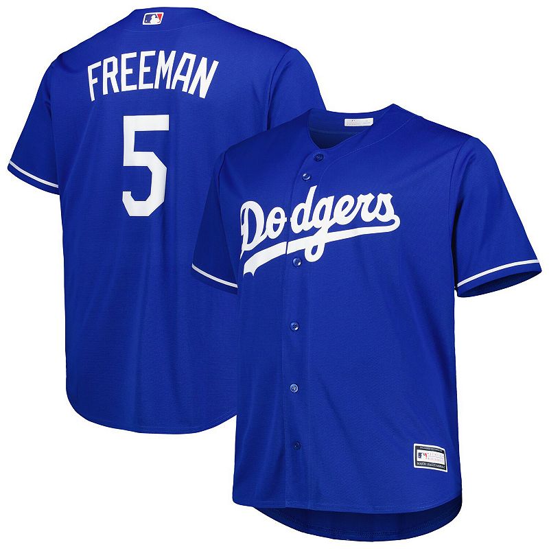 Mens Freddie Freeman Royal Los Angeles Dodgers Big & Tall Replica Player J