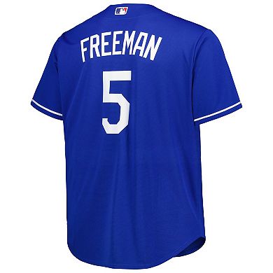 Men's Freddie Freeman Royal Los Angeles Dodgers Big & Tall Replica Player Jersey