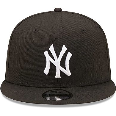 Men's New Era Black New York Yankees Team 9FIFTY Snapback Hat