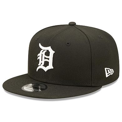 Men's New Era Black Detroit Tigers Team 9FIFTY Snapback Hat