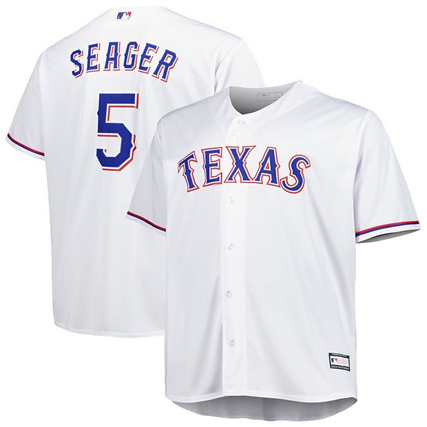 Men's Corey Seager White Texas Rangers Big & Tall Replica Player
