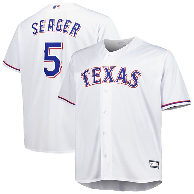 Men's Texas Rangers Corey Seager White Big & Tall Replica Player