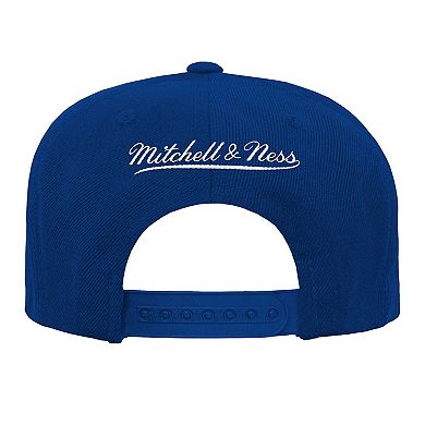 Youth Mitchell & Ness Royal Los Angeles Rams Gridiron Classics Ground Snapback Hat