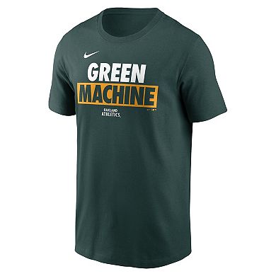 Men's Nike Green Oakland Athletics Rally Rule T-Shirt