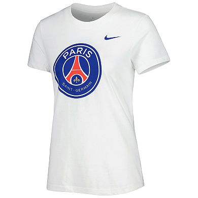 Women's Nike White Paris Saint-Germain Club Crest T-Shirt