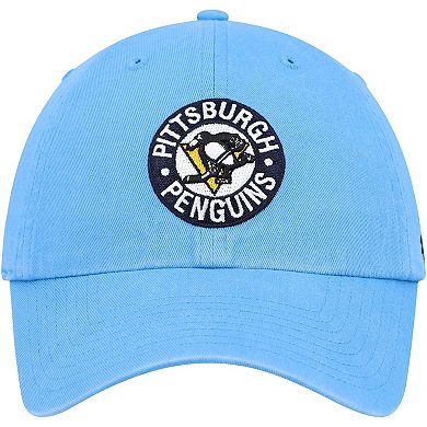 Men's '47 Light Blue Pittsburgh Penguins Clean Up Adjustable Hat