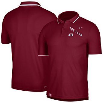 Men's Nike Cardinal Stanford Cardinal Wordmark Performance Polo