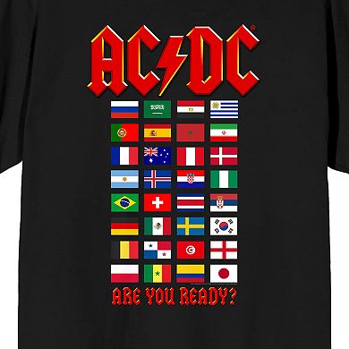 Men's ACDC World Tour Flags Tee