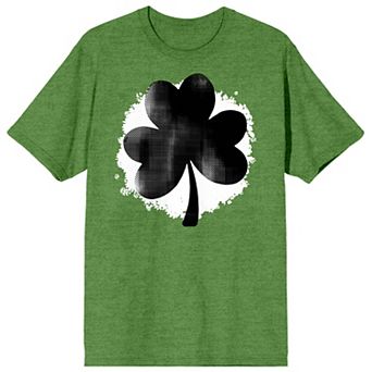 Men's St. Pats Black Cloverleaf Tee
