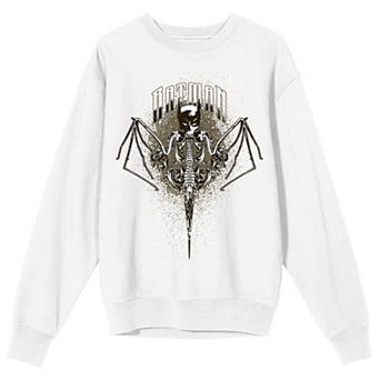 Men's Batman Bat Mask With Skulls Sweatshirt