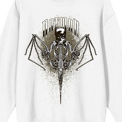 Men's Batman Bat Mask With Skulls Sweatshirt