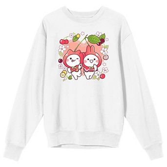 Men's Mimi & Neko Flowers & Fruits Sweatshirt