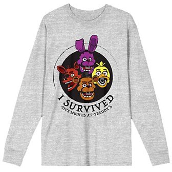 Men's Five Nights at Freddys Long Sleeve Tee