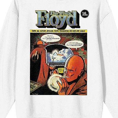 Men's Pink Floyd Comic White Sweatshirt