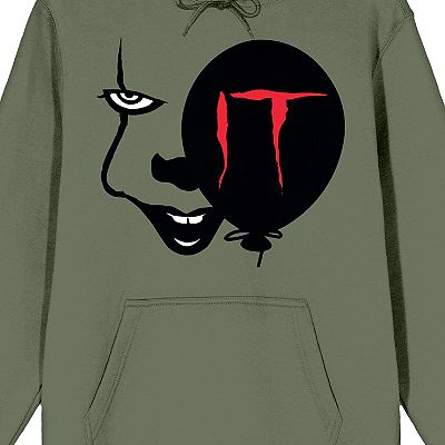 Men s It Movie 2017 Pennywise Face Hoodie