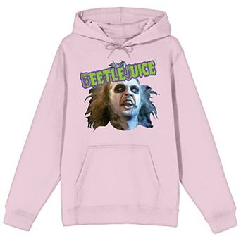 Men's Beetlejuice Character Face Hoodie