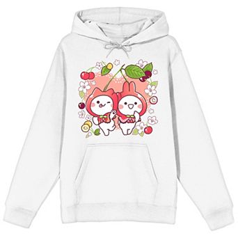 Men's Mimi & Neko Flowers & Fruits Hoodie