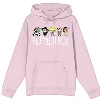 Men's Beetlejuice Chibi Line Up Hoodie