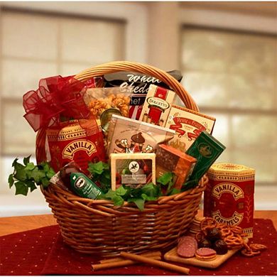GBDS The Ultimate Snack Gift Basket- Christmas gift basket - Holiday Gift Basket