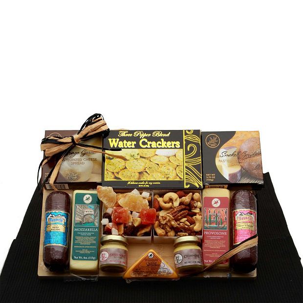 Savory Cutting Board Gift Collection Gift Basket at Van's Gifts