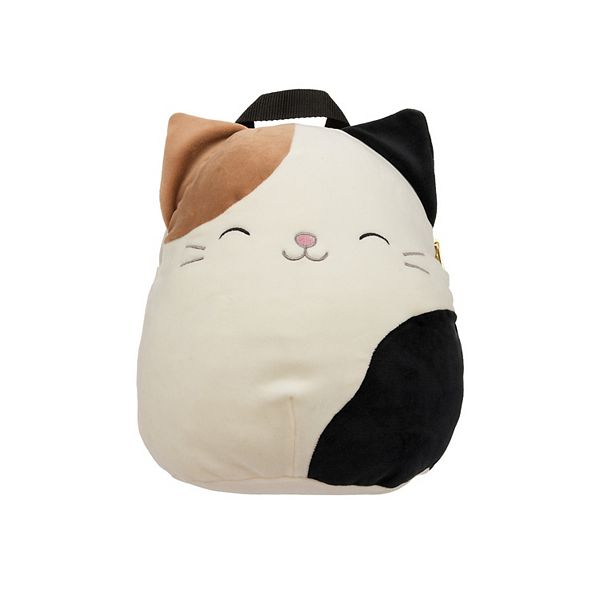  Bioworld Squishmallows Cam The Cat Faux Fur Mini Backpack Fan  Accessory : Clothing, Shoes & Jewelry