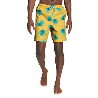 Men's Eddie Bauer 8 in Tidal Pattern Swim Trunks