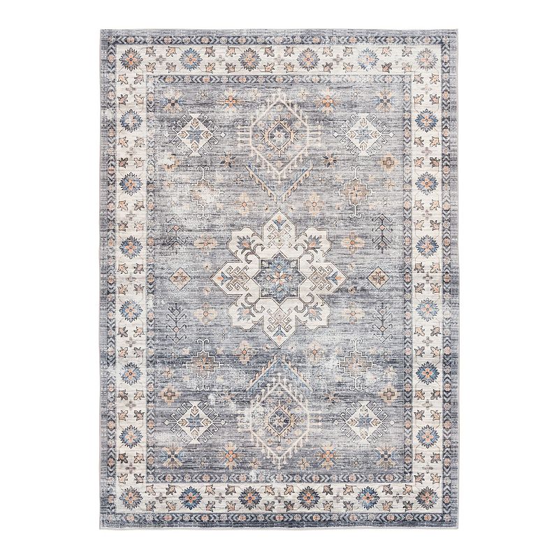 Sonoma Goods For Life Dream Step Area Rug, Grey, 7.5X10 Ft