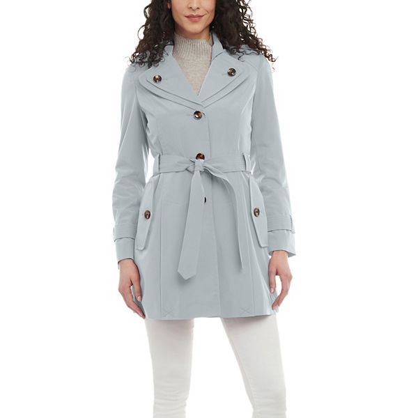 Kohls london 2024 fog trench coat