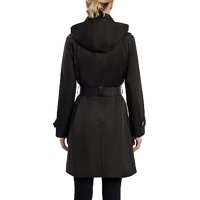 Women's London Fog Double Breasted Trench Coat