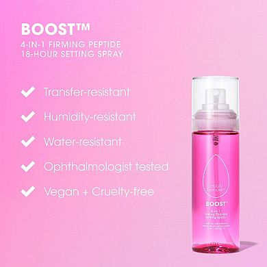 BOOST 4-in-1 Firming Peptide 18-hour Setting Spray