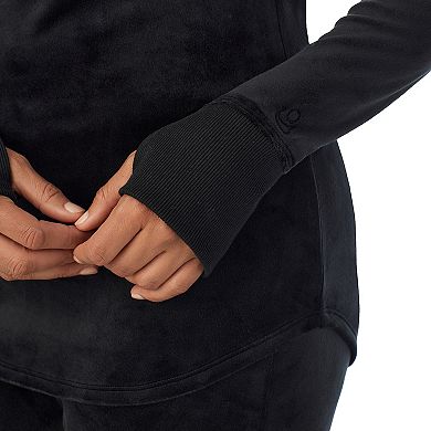 Women's Cuddl Duds® Stretch Velour Long Sleeve Top