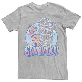 Men's Scooby Doo Happy Pizza Stack Tee