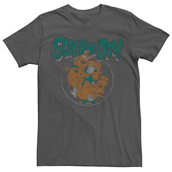 Men's Scooby Doo And Shaggy Scared Badge Tee