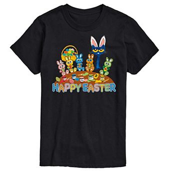 Big & Tall Pete The Cat Happy Easter Tee