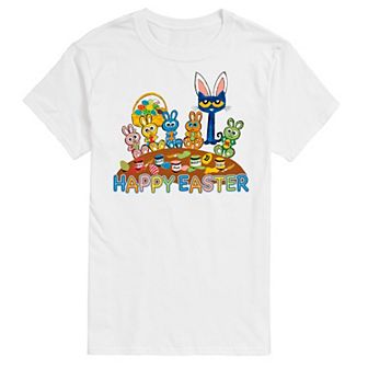 Big & Tall Pete The Cat Happy Easter Tee