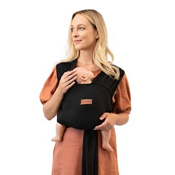MOBY Wrap Easy-Wrap Baby Carrier with Embroidered Details