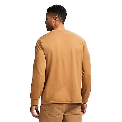 Men's Caterpillar CAT Foundation Trademark Banner Long Sleeve Tee