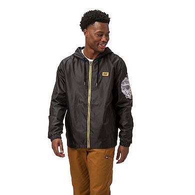Caterpillar Cat Schematics Windbreaker Jacket