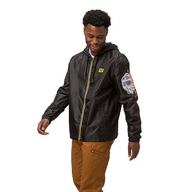 Caterpillar Cat Schematics Windbreaker Jacket