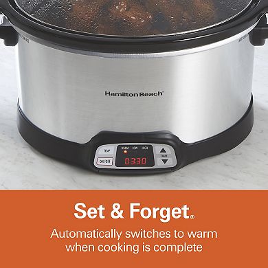 Hamilton Beach 8-qt. Programmable Slow Cooker