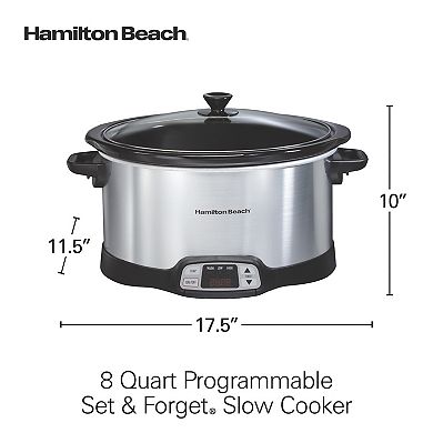 Hamilton Beach 8-qt. Programmable Slow Cooker