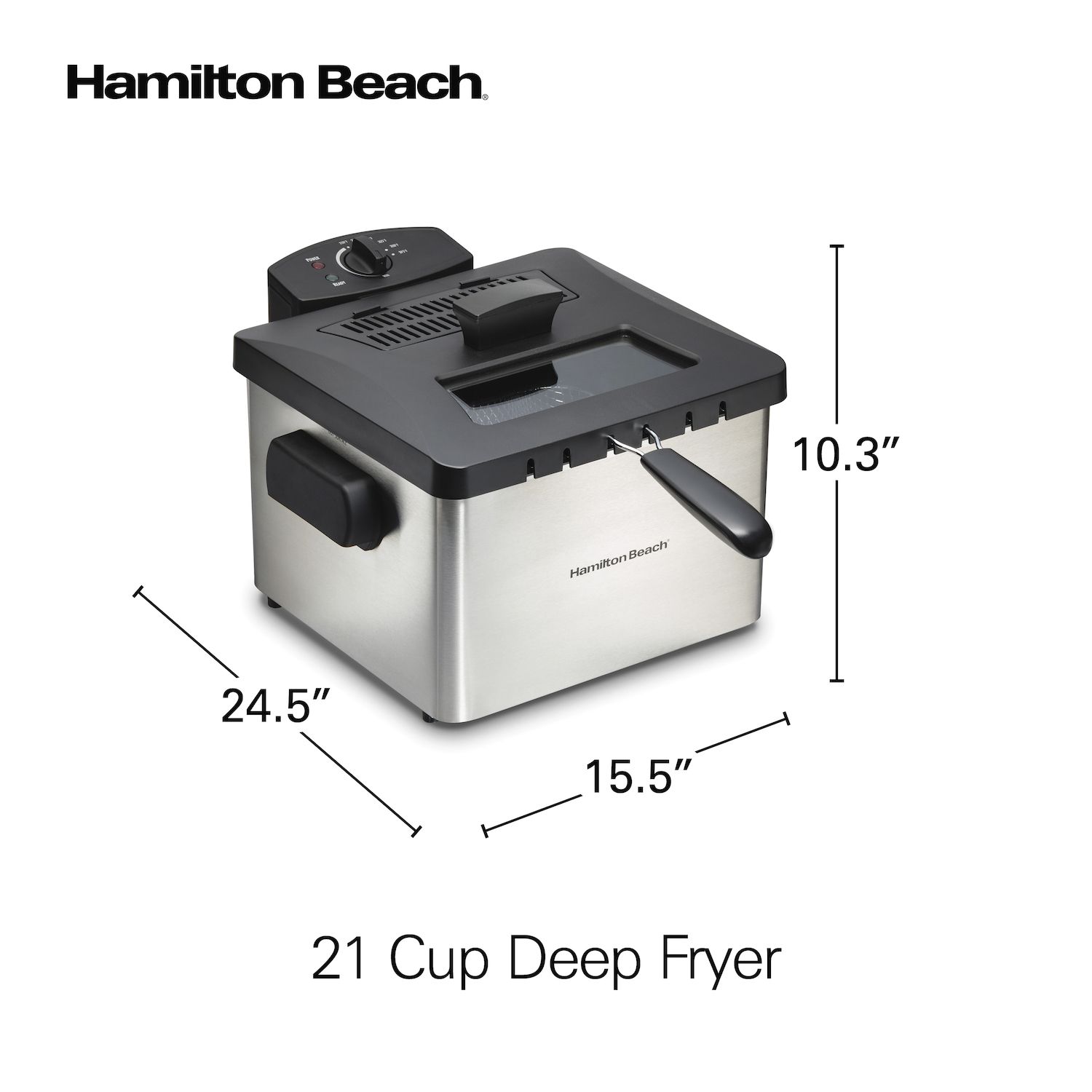Professional-Style Deep Fryer - Thumbnail 5