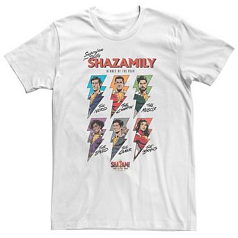 Big & Tall Shazam Fury Of The Gods The Shazamily Of Philly's Tee